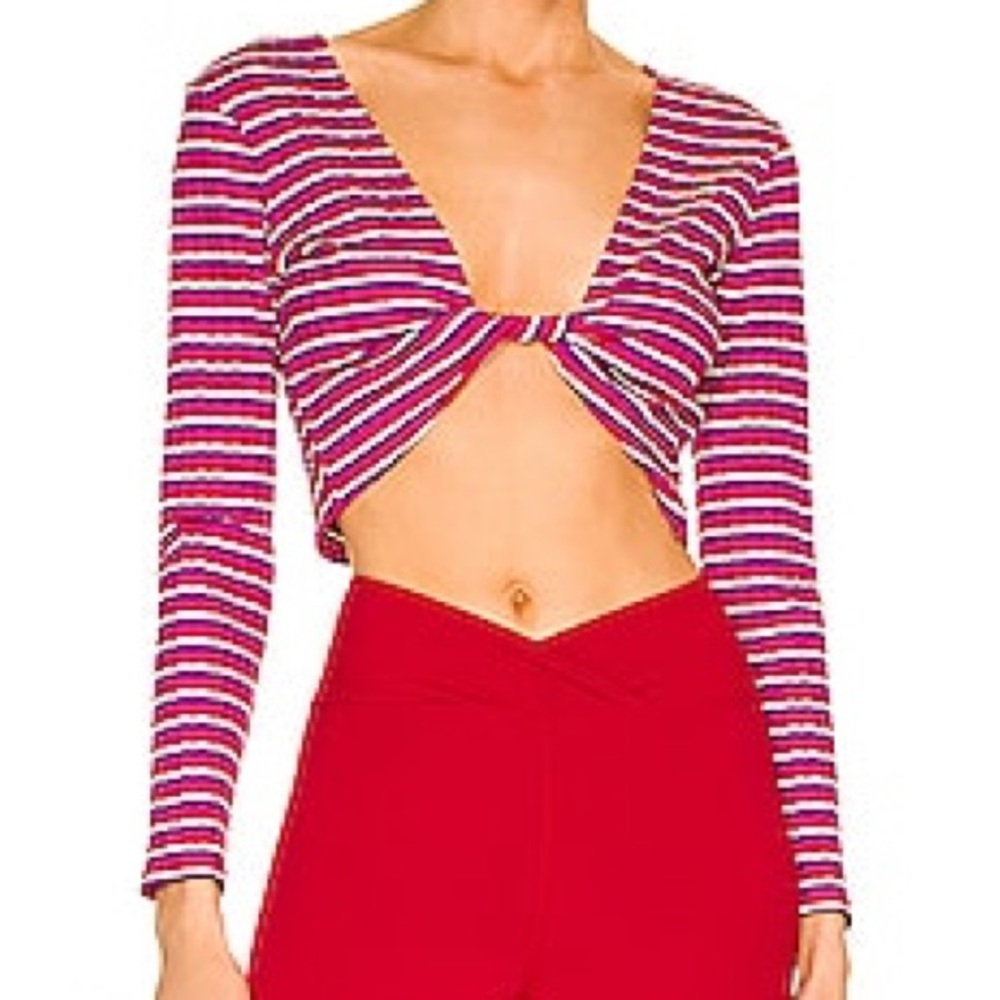 NWT Year of Ours Twist Front Top